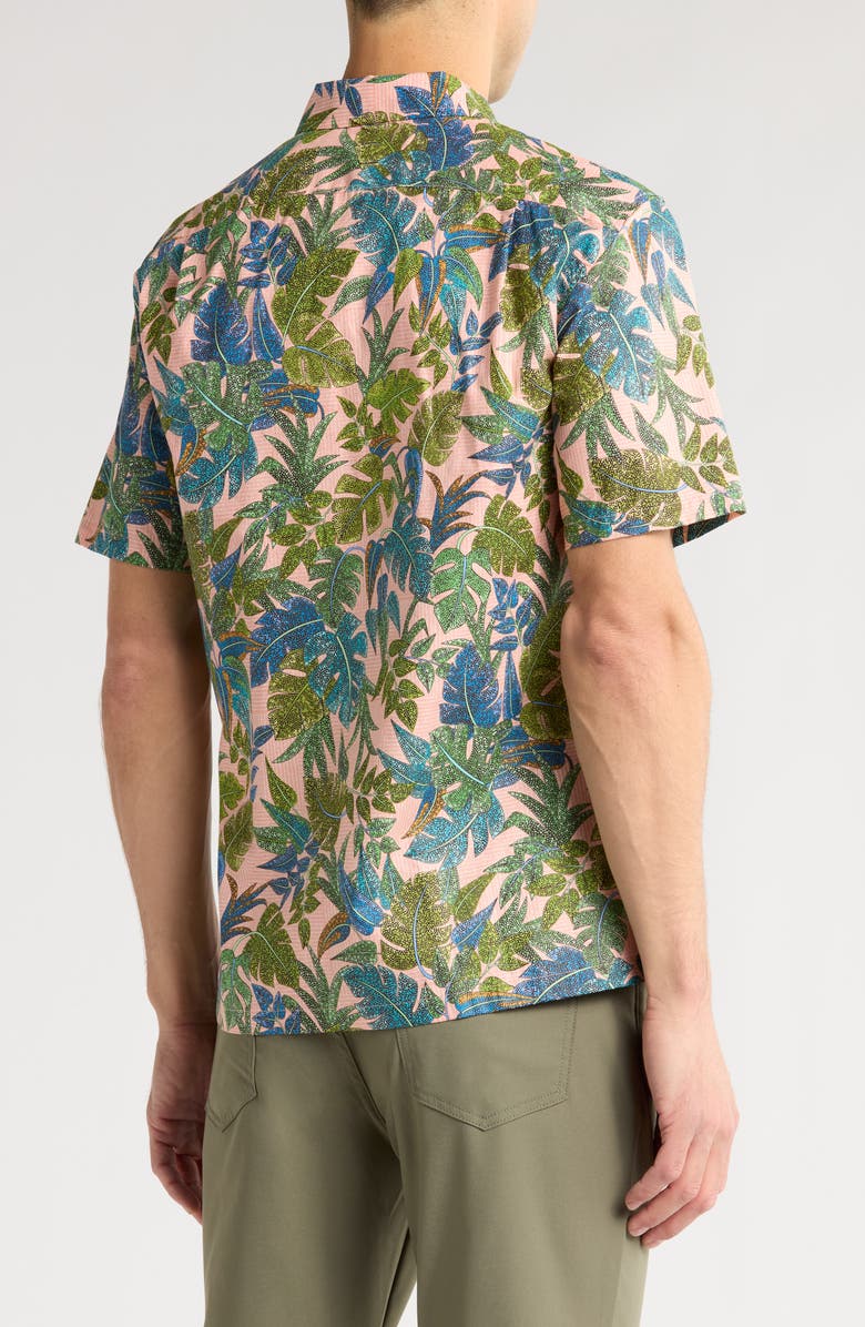 Tori Richard Floral Print Short Sleeve Shirt, Alternate, color,