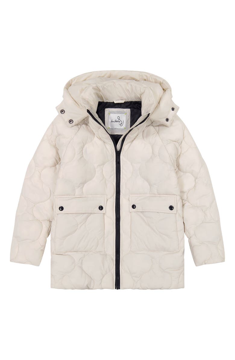 Sam Edelman Kids' Onion Quilt Stadium Jacket, Main, color, 