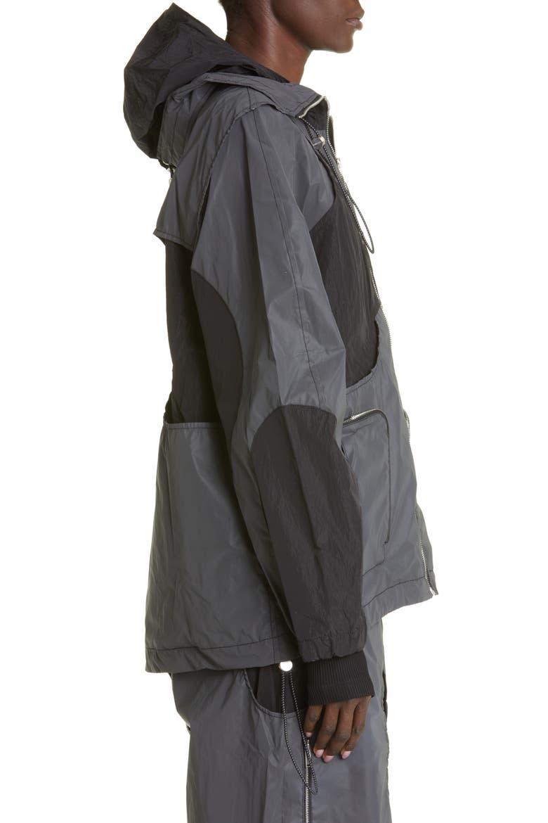 Reflective Hooded Windbreaker, Alternate, color, BLACK REFLECTIVE