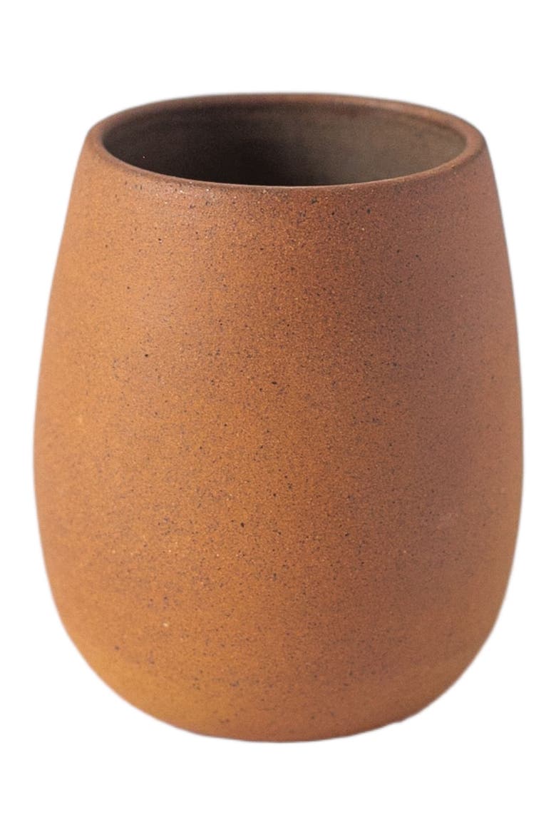 Handcrafted Bola Cup, Main, color, Terracotta