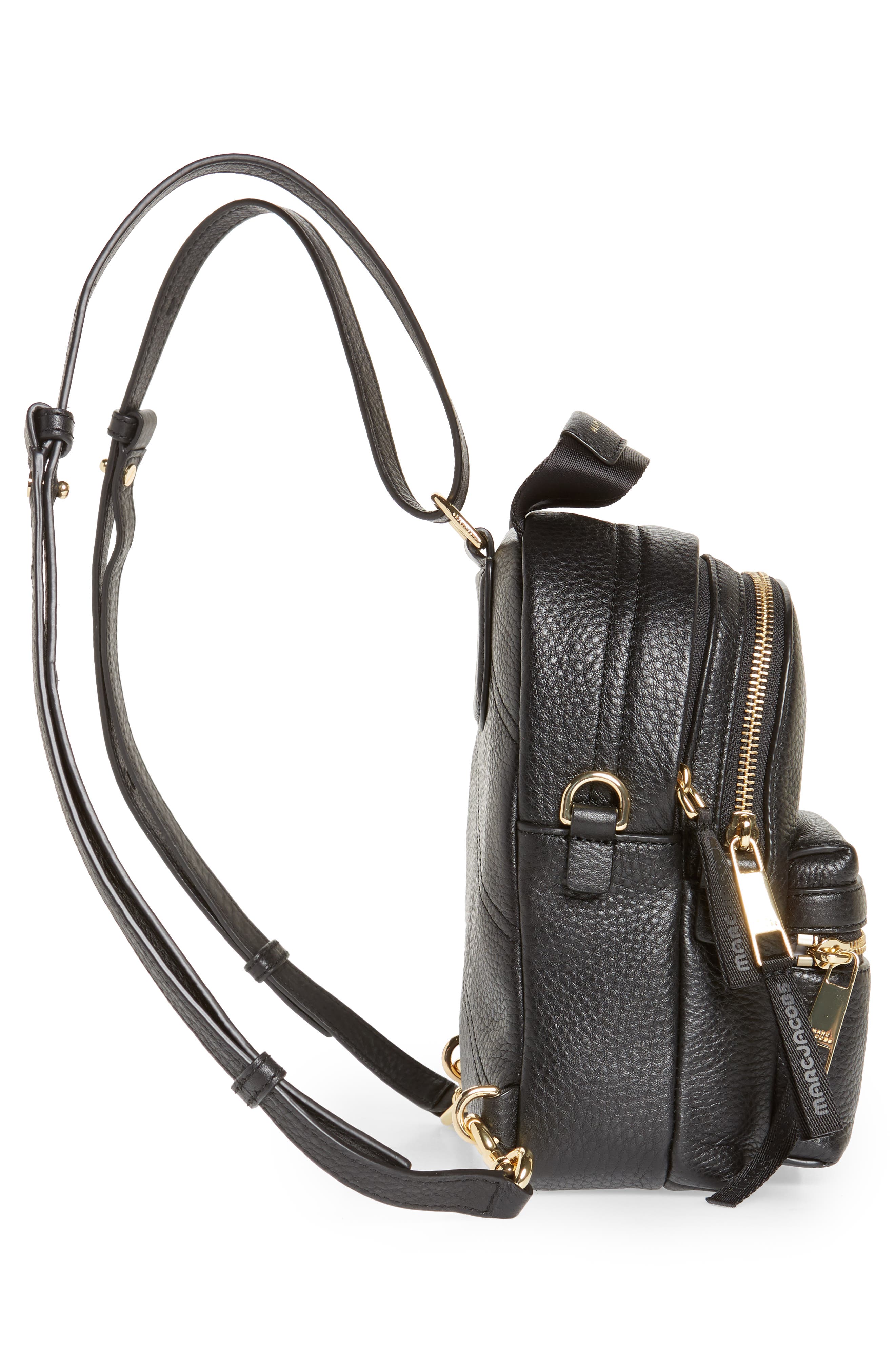 Marc Jacobs Mini Trek Leather Backpack, Alternate, color, 