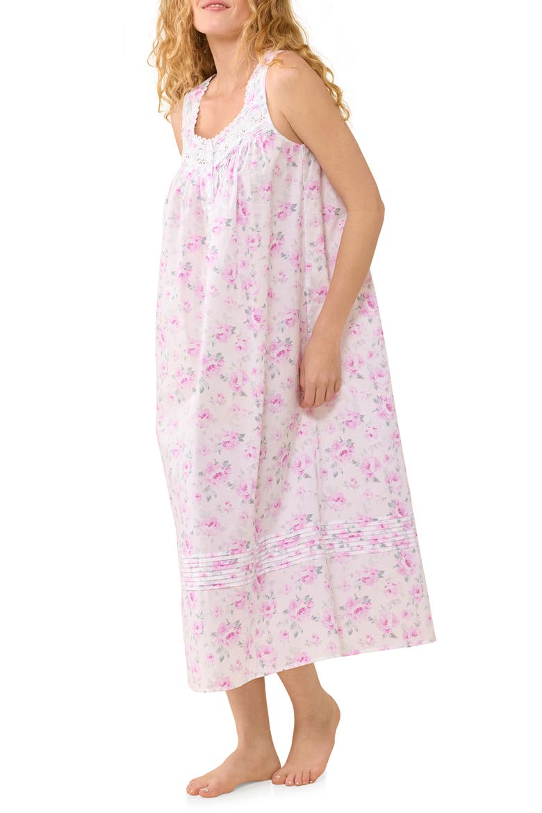 Cotton Ballet Nightgown, Alternate, color, ROSEBUD