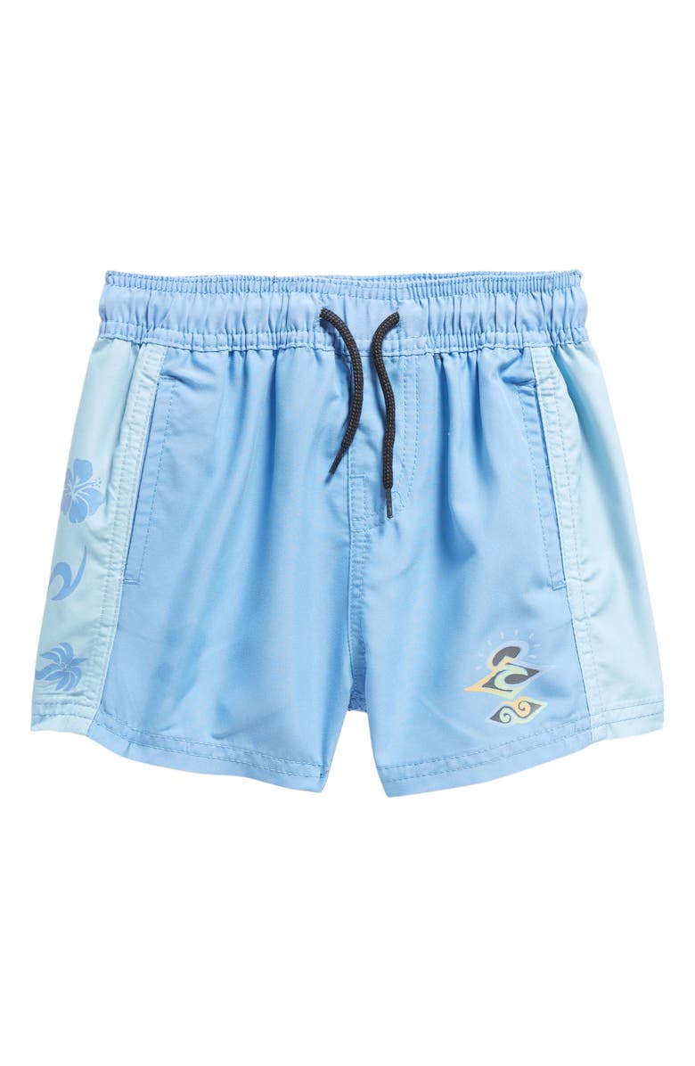 Rip Curl Kids' Static Block Volley Swim Trunks, Main, color, Gnaraloo Blue