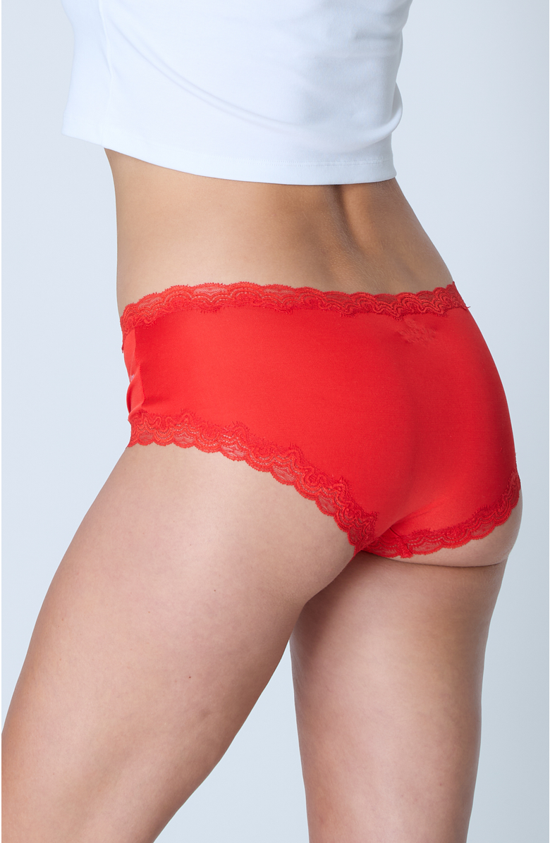 Uwila Warrior Soft Silk Briefs, Alternate, color, Fiery Red