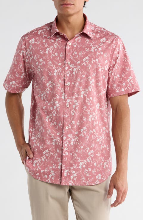Orson Short Sleeve Stretch Cotton Button-Up Shirt