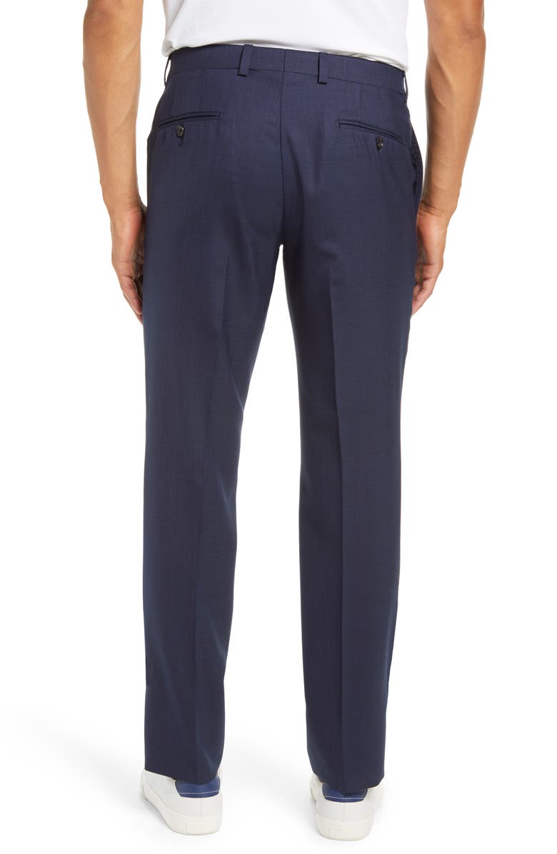 Jack Victor Purley Flat Front Wool Pants, Alternate, color,