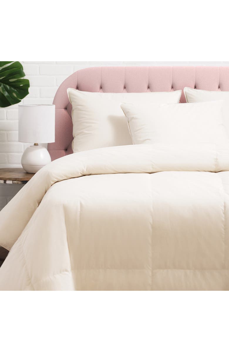 Allied Home Cloud Nine Prime Feather Fiber Queen Comforter, Main, color, 