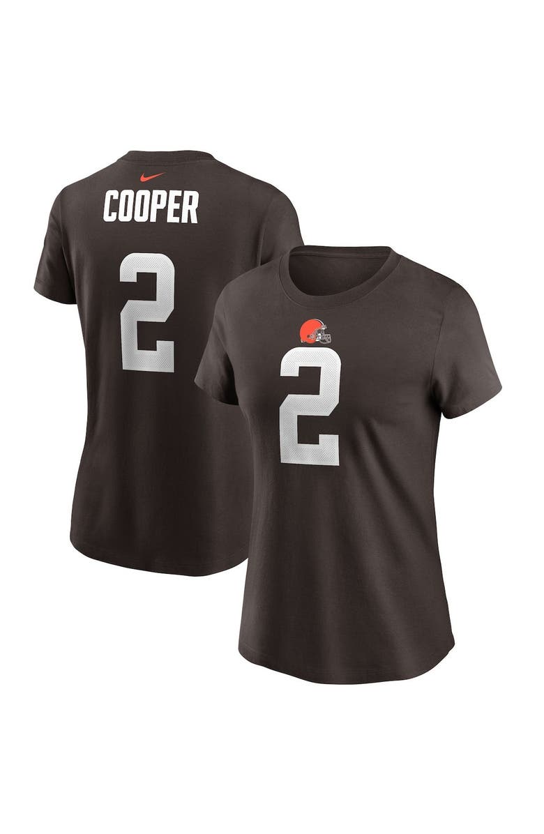 Nike Women's Nike Amari Cooper Brown Cleveland Browns Player Name & Number T-Shirt, Main, color, 