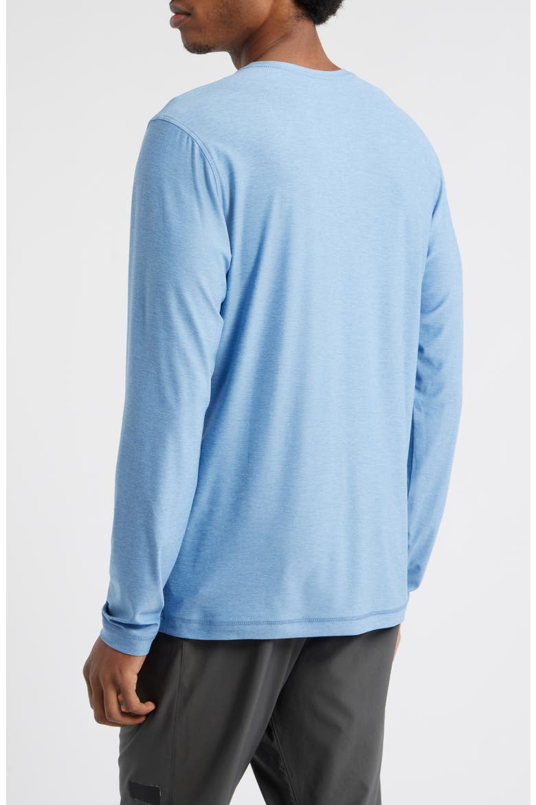 Long Sleeve Strato Tech Tee, Alternate, color, ISLE BLUE HEATHER