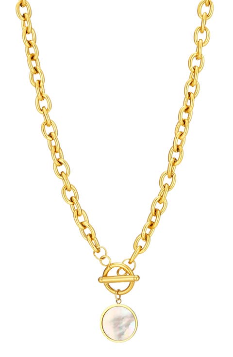 18k Gold Plated Pendant Necklace