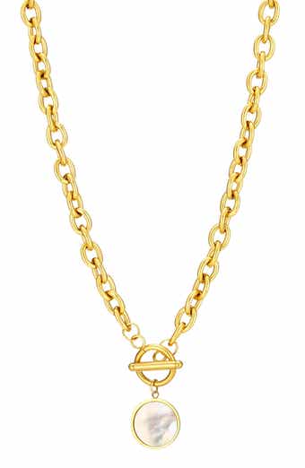 18k Gold Plated Pendant Necklace