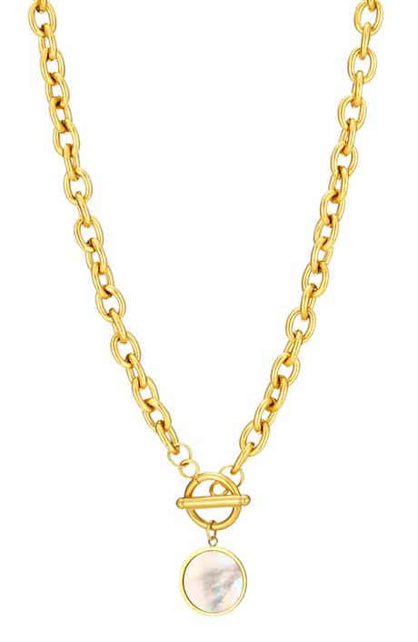 18k Gold Plated Pendant Necklace