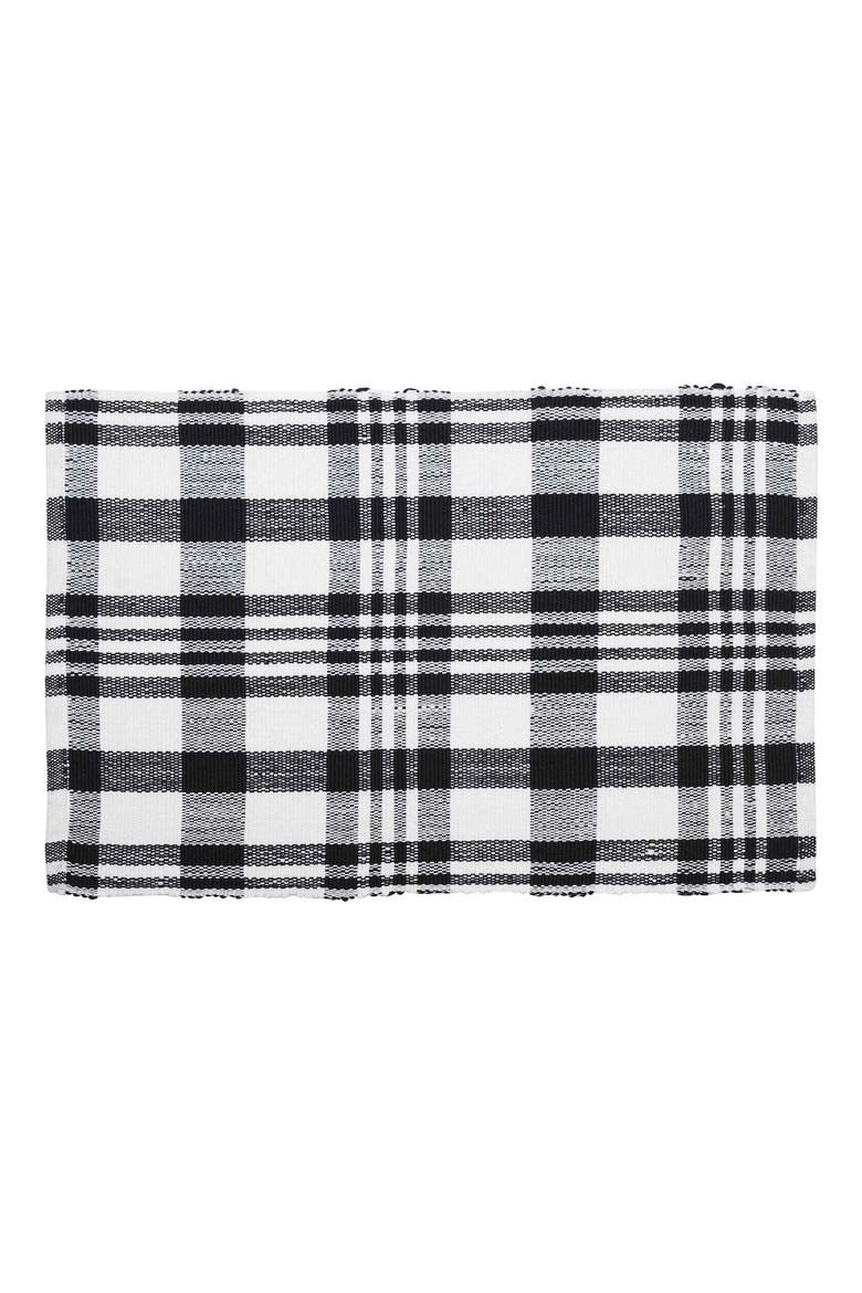 Plaid Accent Rug, Main, color, NO COLOR