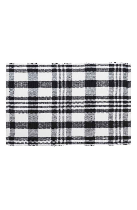 Plaid Accent Rug
