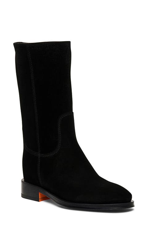 Suede boot