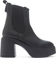 Prologue Shoes Fenira Platform Heel Chelsea Boot