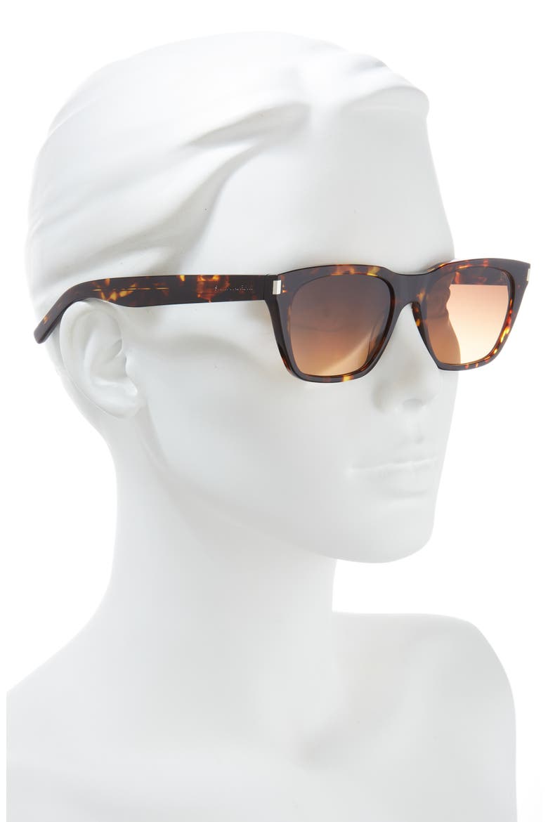 56mm Square Sunglasses, Alternate, color, HAVANA HAVANA BROWN