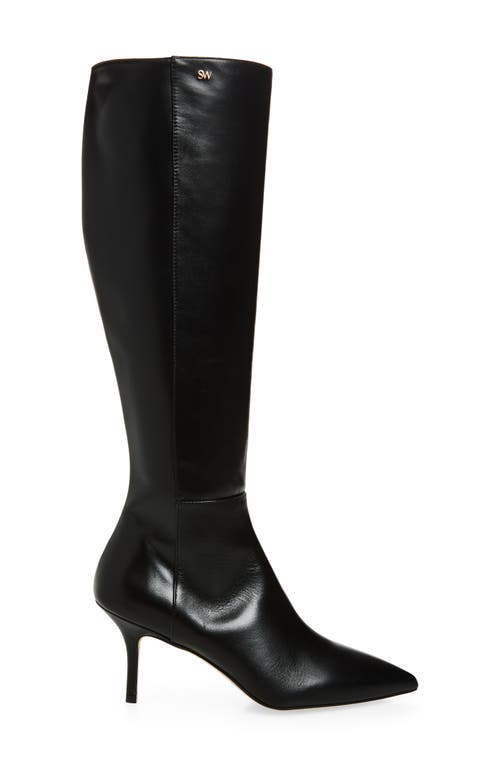 Stuart Weitzman Mara 75 Knee High Bootie In Black