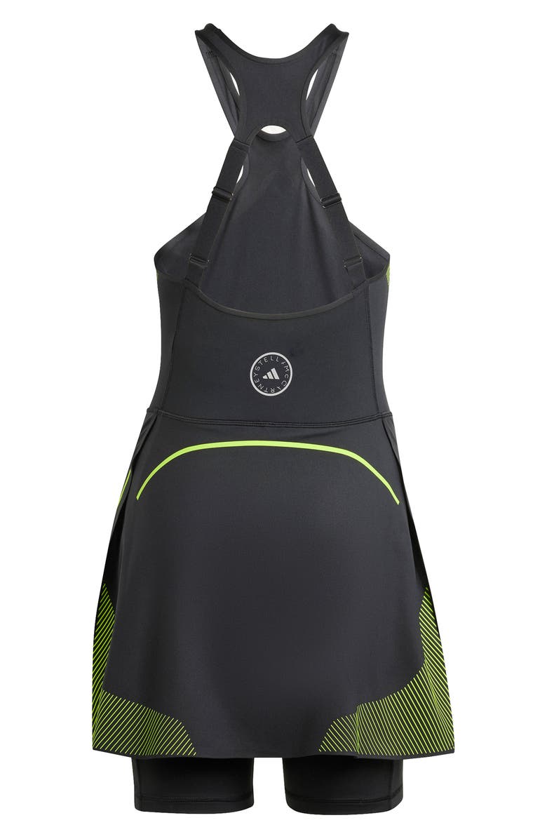 adidas by Stella McCartney TruePace Racerback Running Dress, Alternate, color, Black