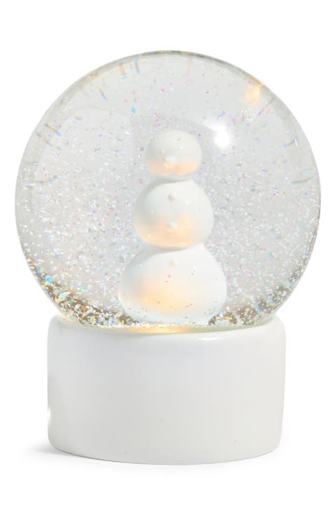 Nutcracker Lighted Christmas Snow Globe
