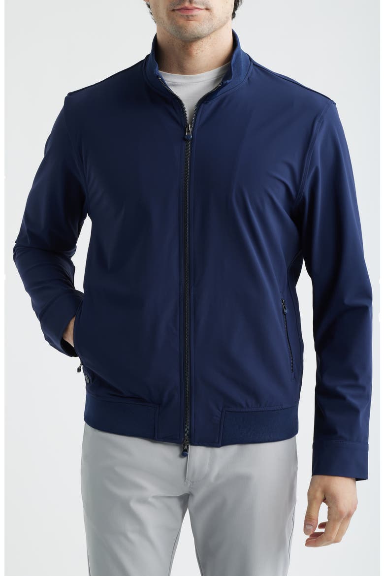 Montauk Bomber Jacket, Alternate, color, MALTESE BLUE