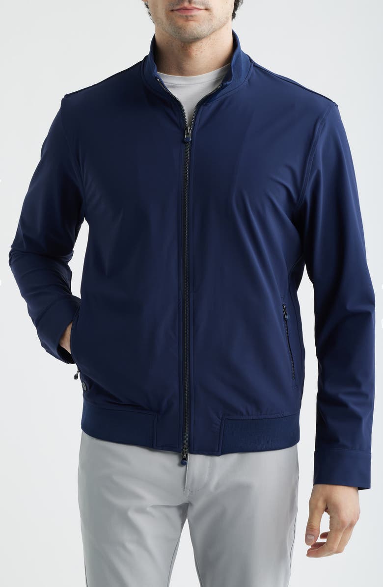 Greyson Montauk Bomber Jacket, Alternate, color, Maltese Blue
