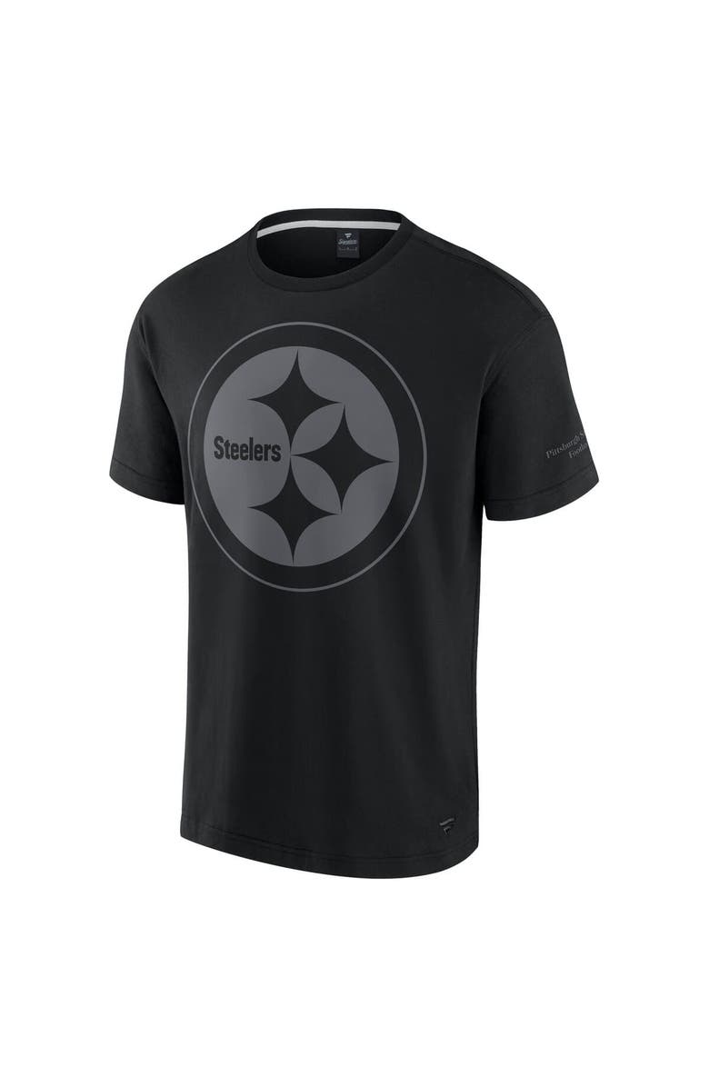 FANATICS Unisex Fanatics  Black Pittsburgh Steelers Elements Iconic T-Shirt, Alternate, color, 