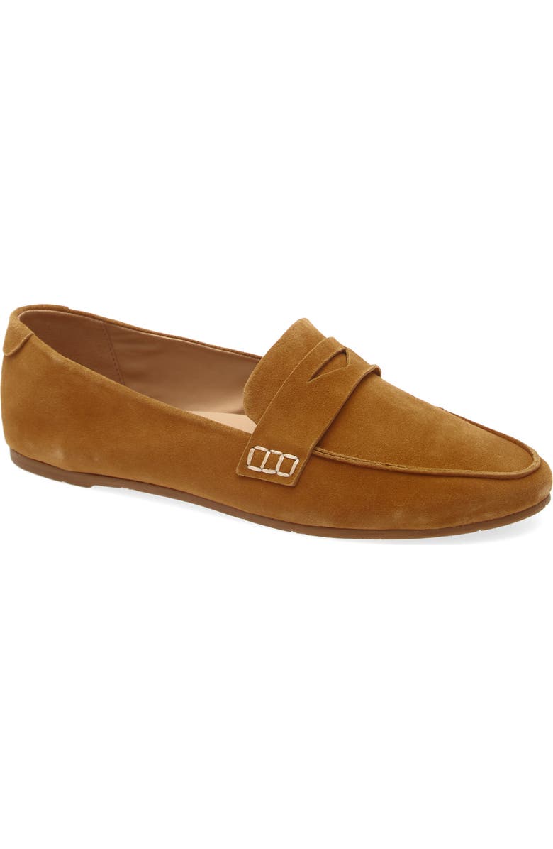 Beek Moorhen Penny Loafer, Main, color, Caramel