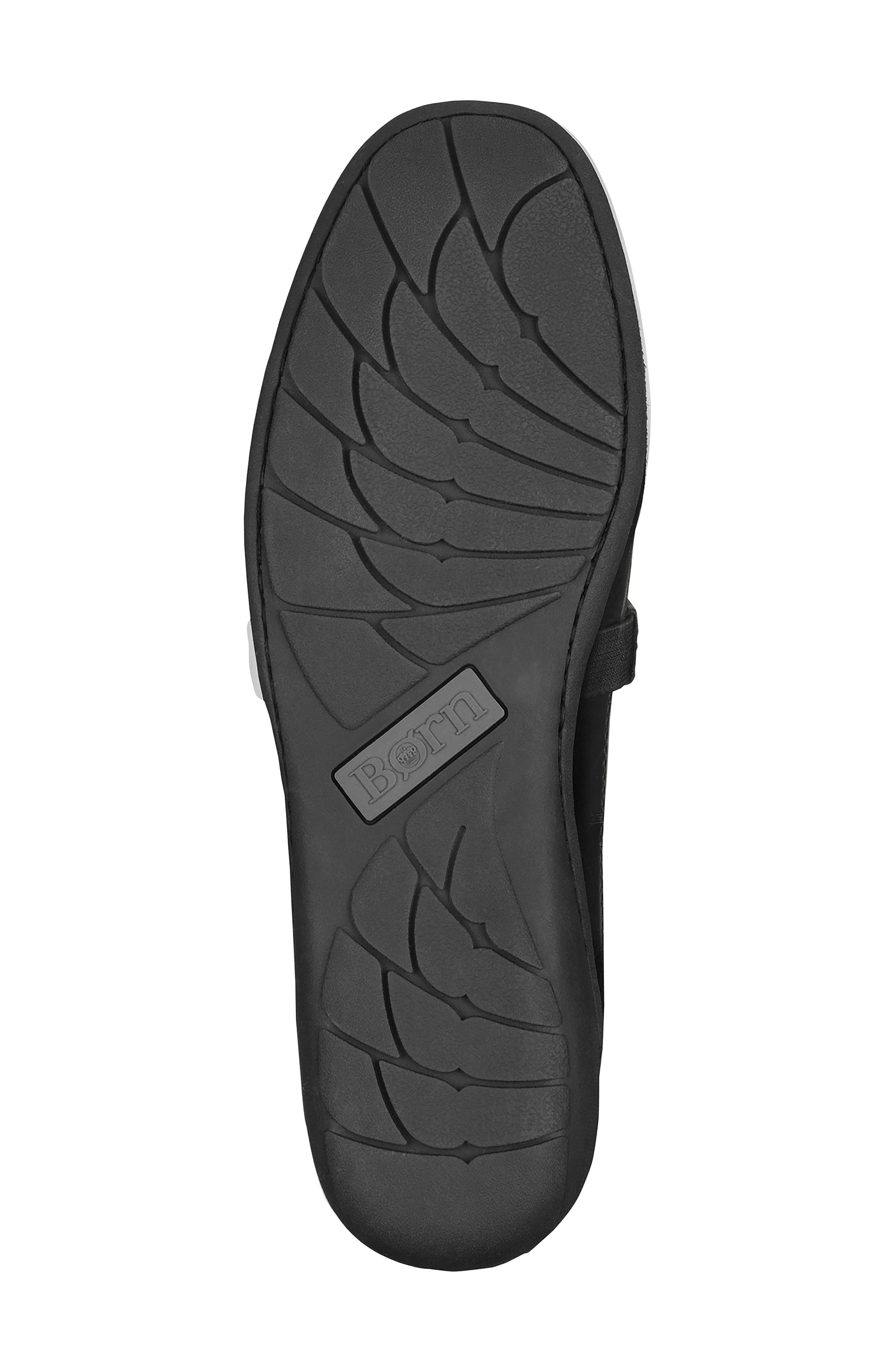 Fianna Leather Mary Jane Flat, Alternate, color, BLACK LEATHER
