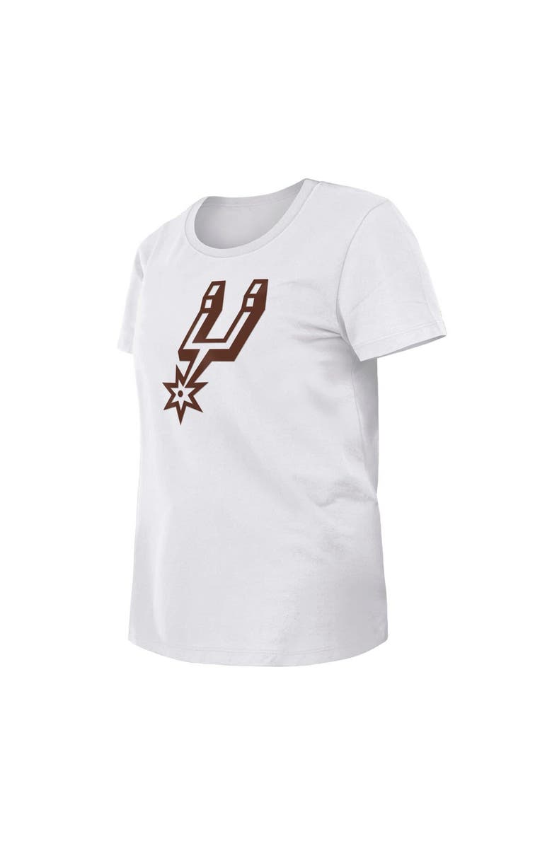 New Era Women's New Era White San Antonio Spurs 2023/24 City Edition T-Shirt, Alternate, color,