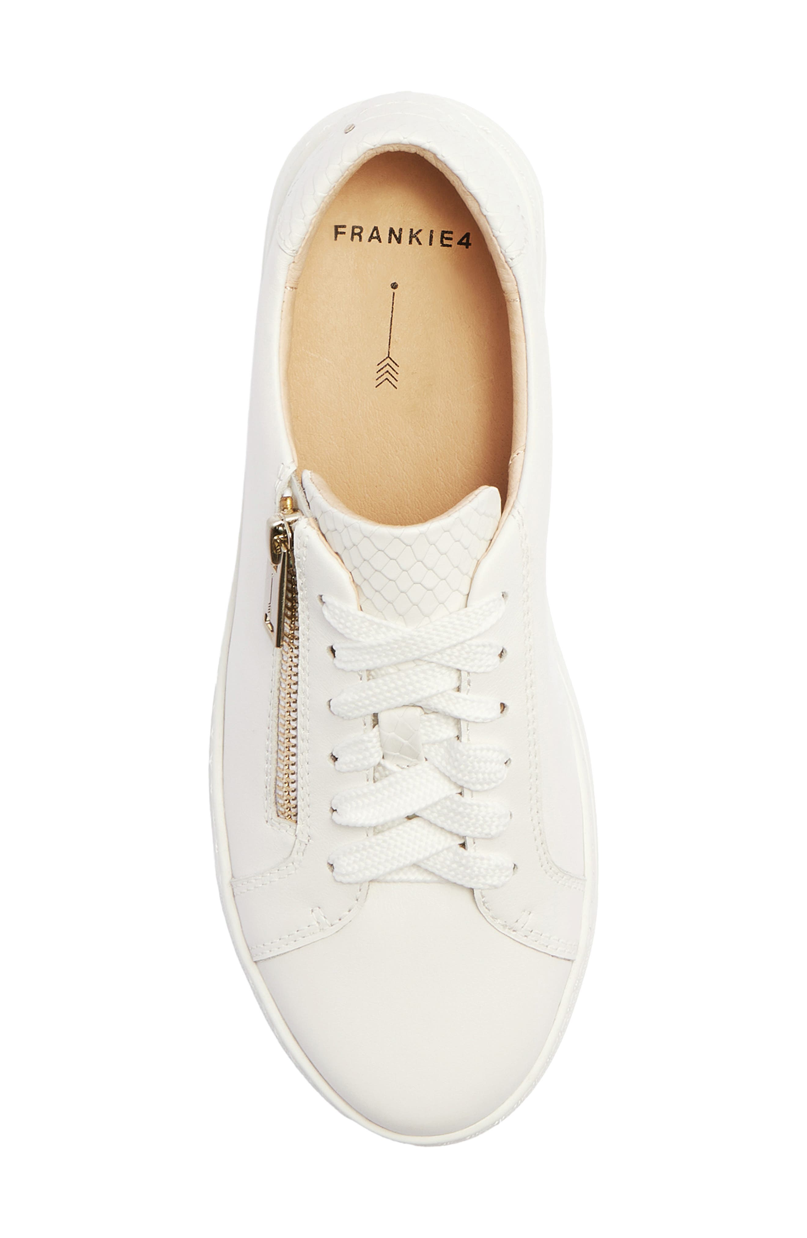 Billie II Leather Sneaker, Alternate, color, WHITE