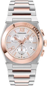 FERRAGAMO Vega Chronograph Bracelet Watch, 42mm
