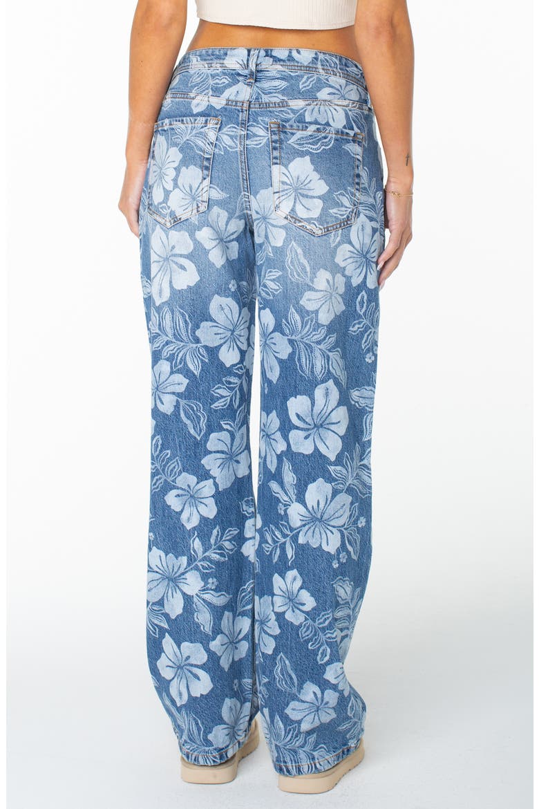 Haven Flora Straight Leg Jeans, Alternate, color, FLORA FADE