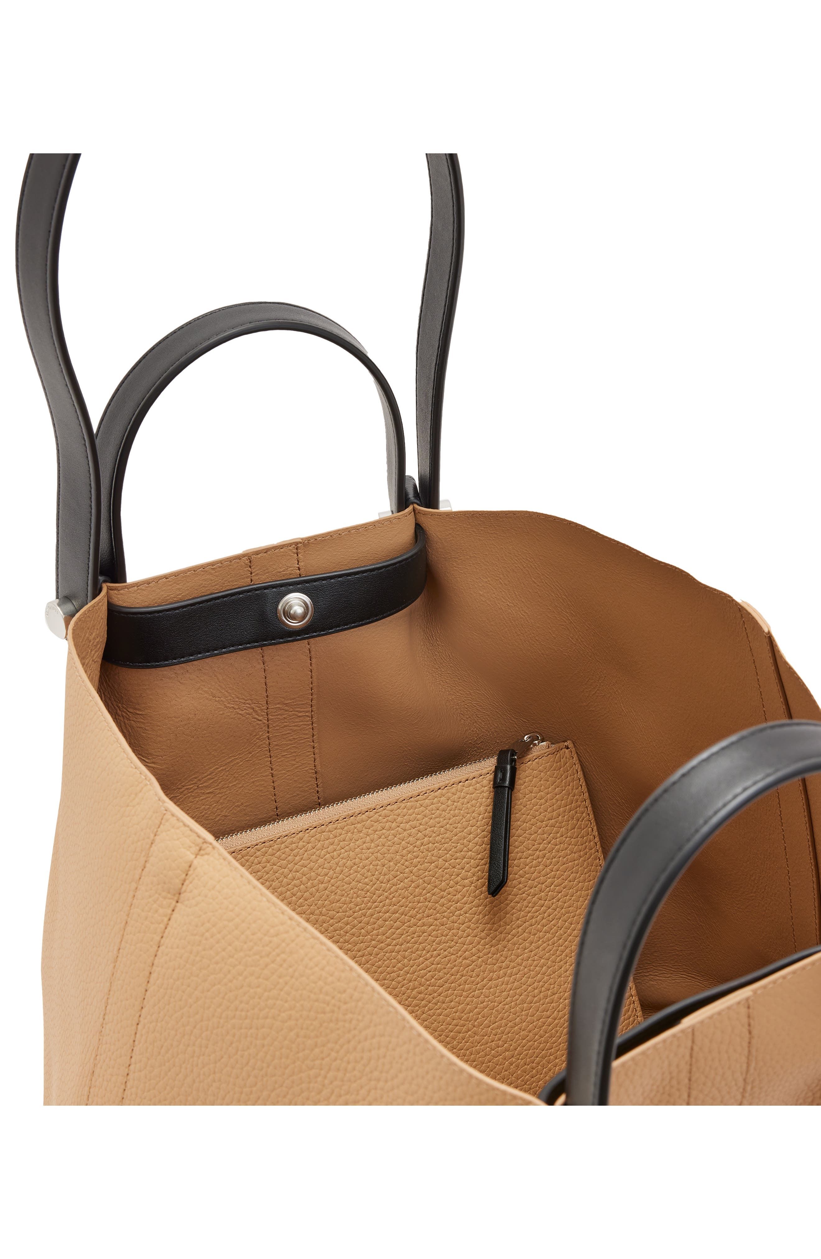 AllSaints Small Allington Tote, Alternate, color, Tan Brown