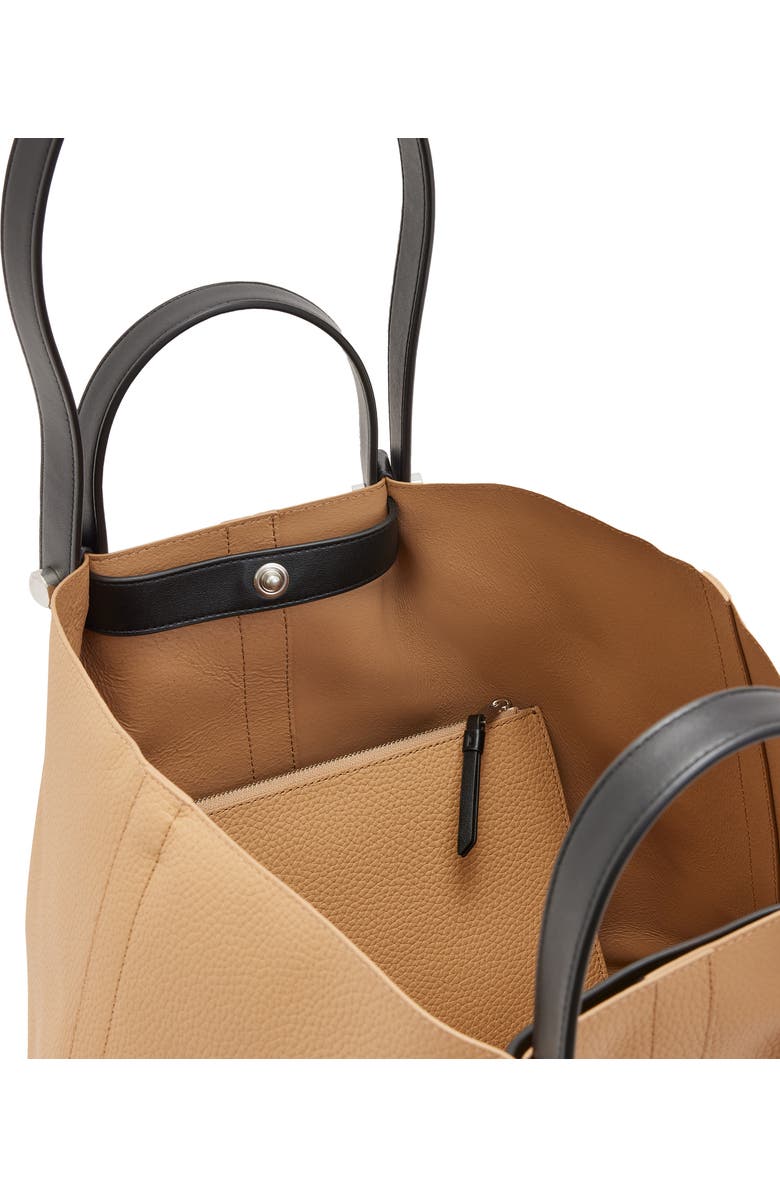 AllSaints Small Allington Tote, Alternate, color, Tan Brown