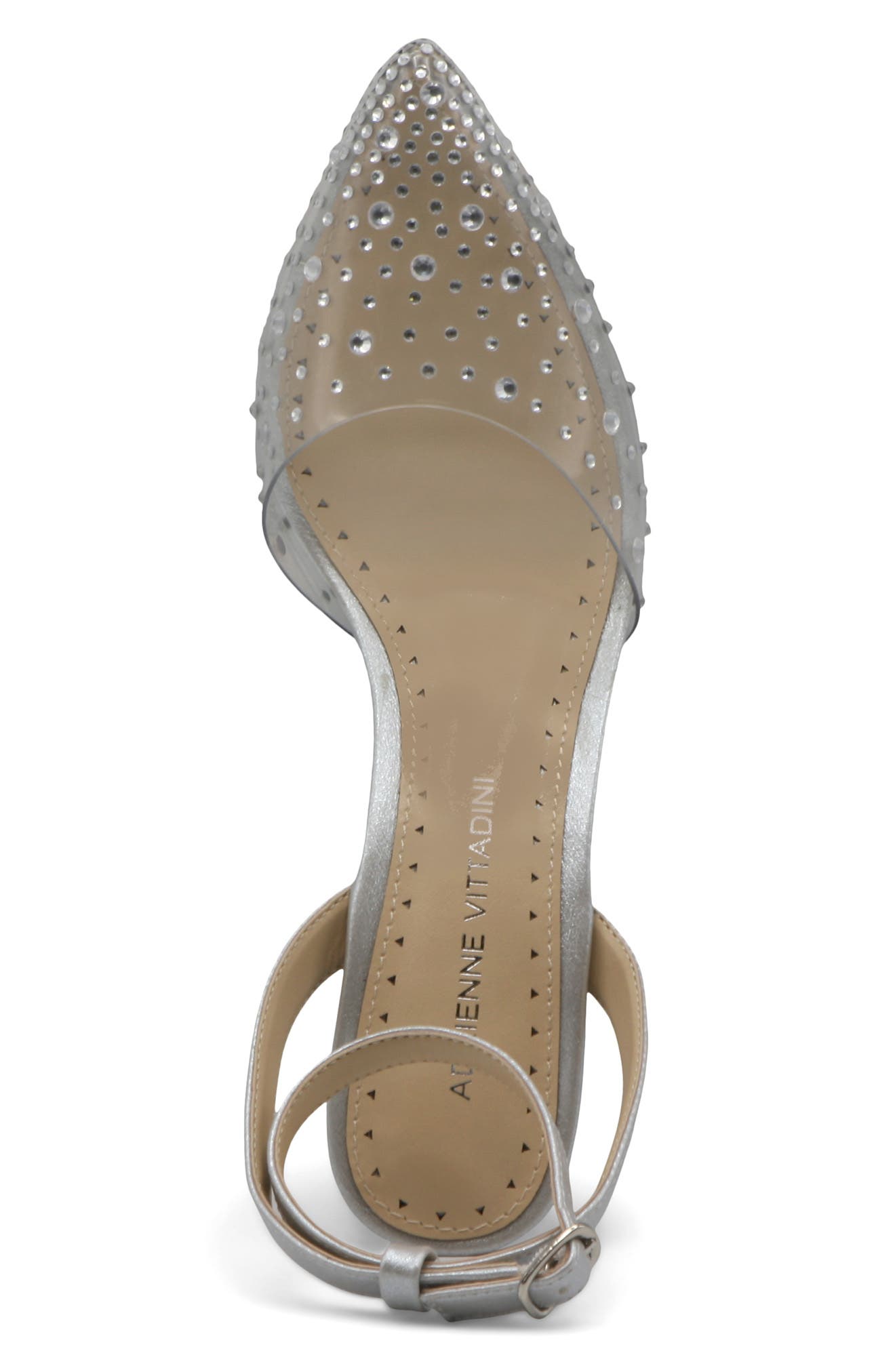 Adrienne Vittadini Jeweled Ankle Strap Pump, Alternate, color, 