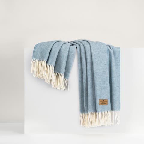 Herringbone Cashmere Throw