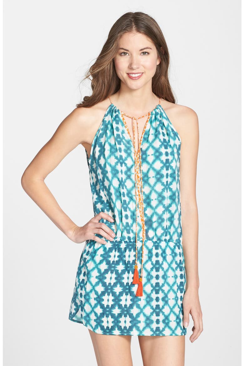 'Marseilles' Drop Waist Cover-Up Dress, Main, color, MARSEILLES