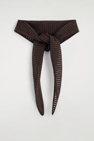 COS Pointelle-knit Triangle Scarf