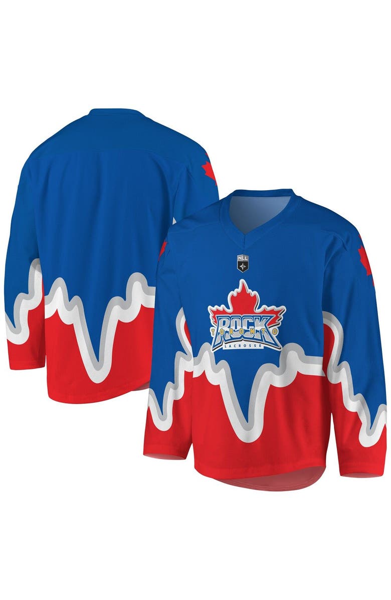ADPRO Sports Youth Royal/Red Toronto Rock Replica Jersey, Main, color, Royal