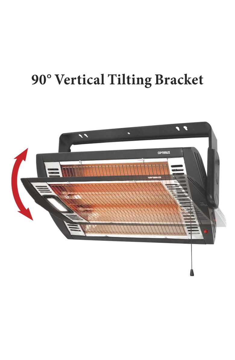 Optimus Garage/ Shop Ceiling Mount Utility Heater, Alternate, color, Black