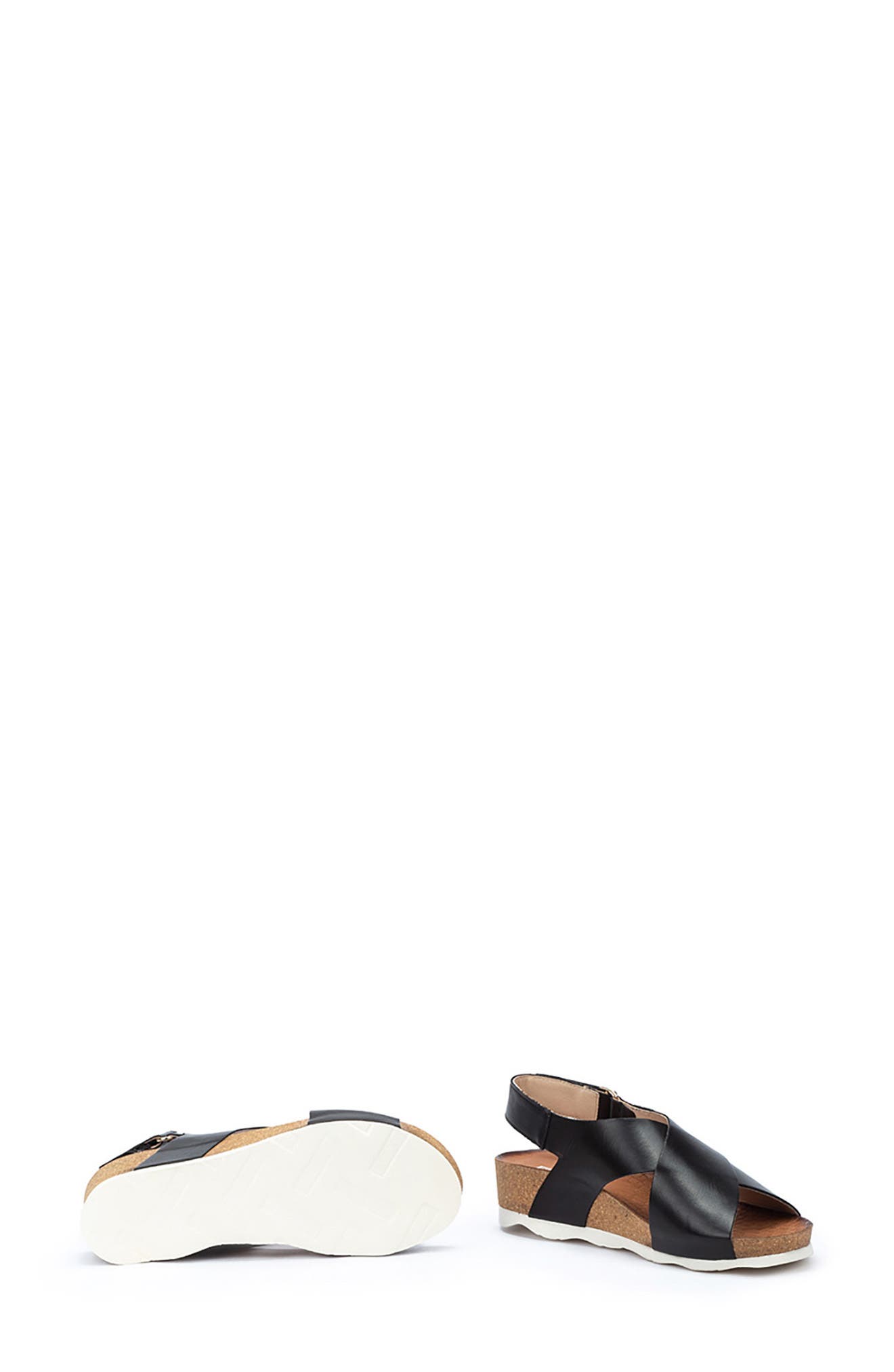 PIKOLINOS Mahon Platform Sandal, Alternate, color, Black