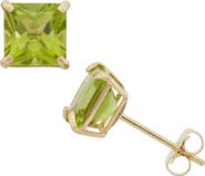 FUZION CREATIONS Princess Cut Stud Earrings