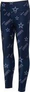 CONCEPTS SPORT Women's Concepts Sport Navy Dallas Cowboys Breakthrough Allover Print Lounge Leggings
