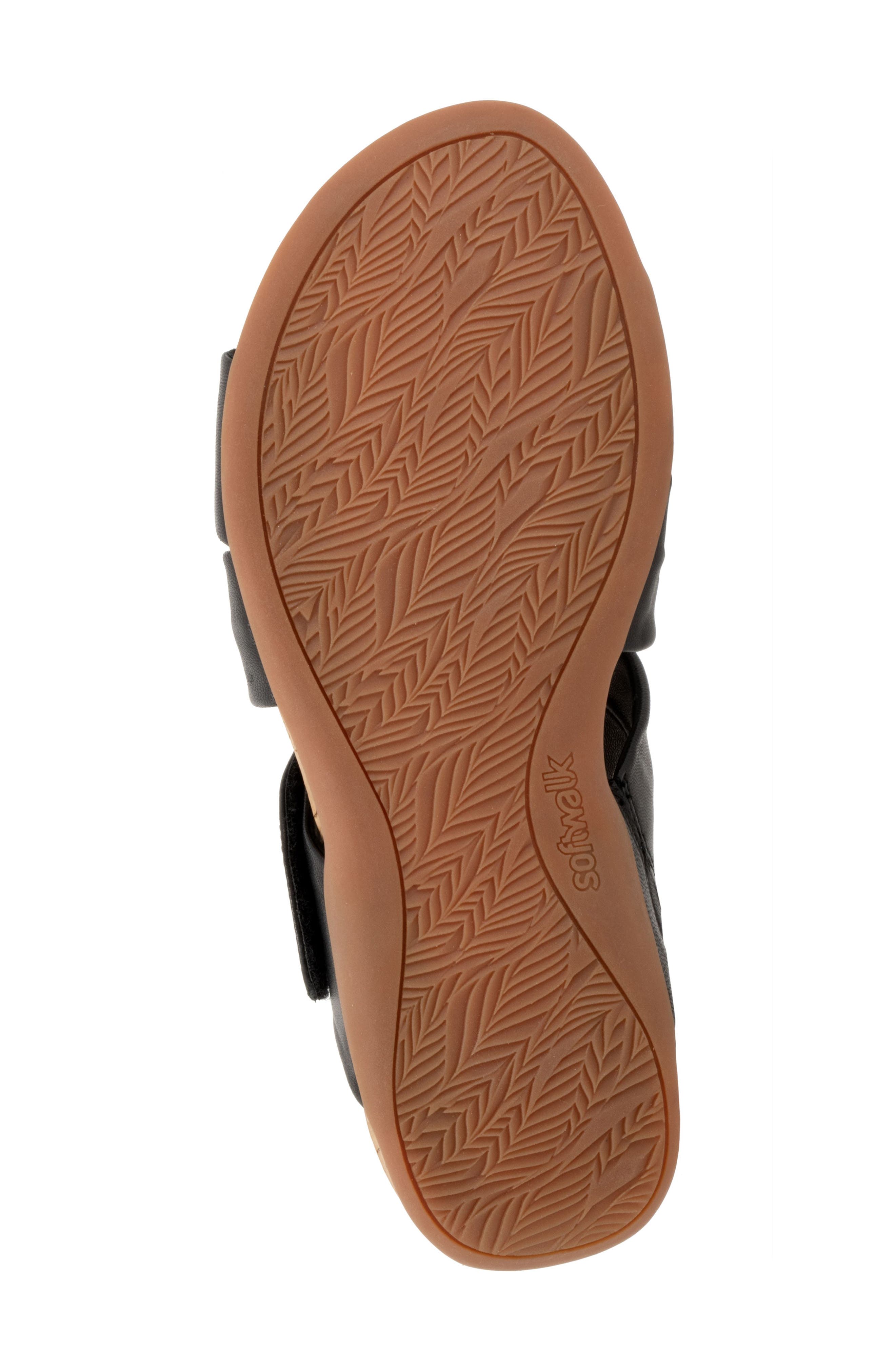 SoftWalk<sup>®</sup> Tallulah Slide Sandal - Multiple Widths Available, Alternate, color, Black