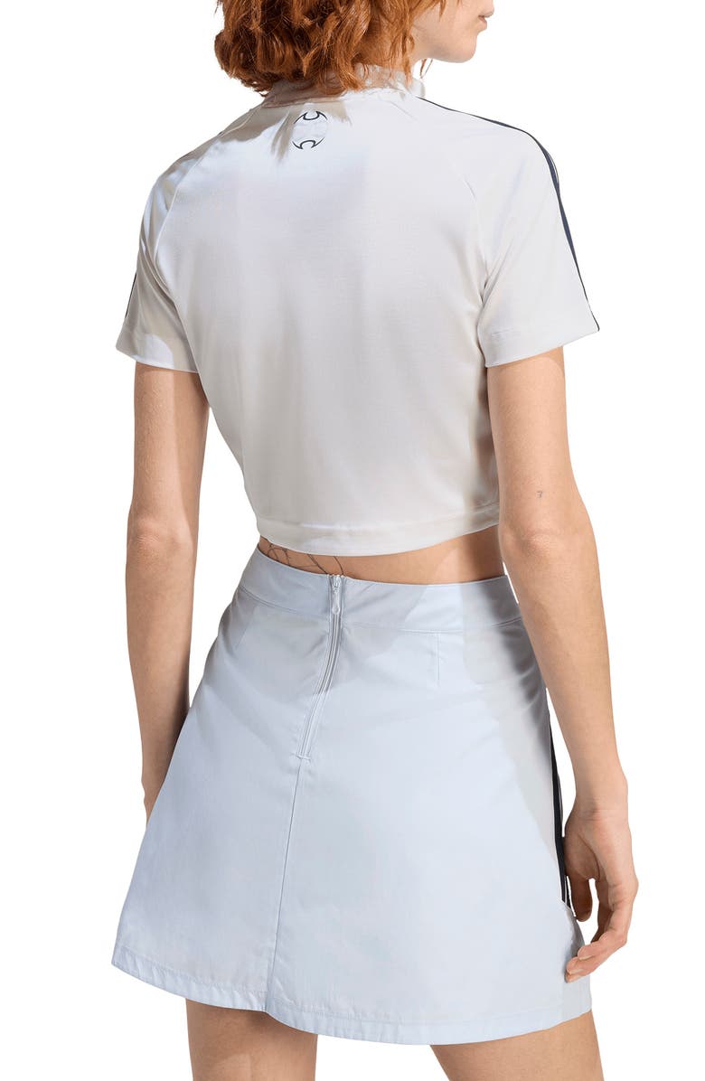 adidas Originals Teamgeist Baby Tee, Alternate, color, White/ Aurora Ink/ Crystal Sky