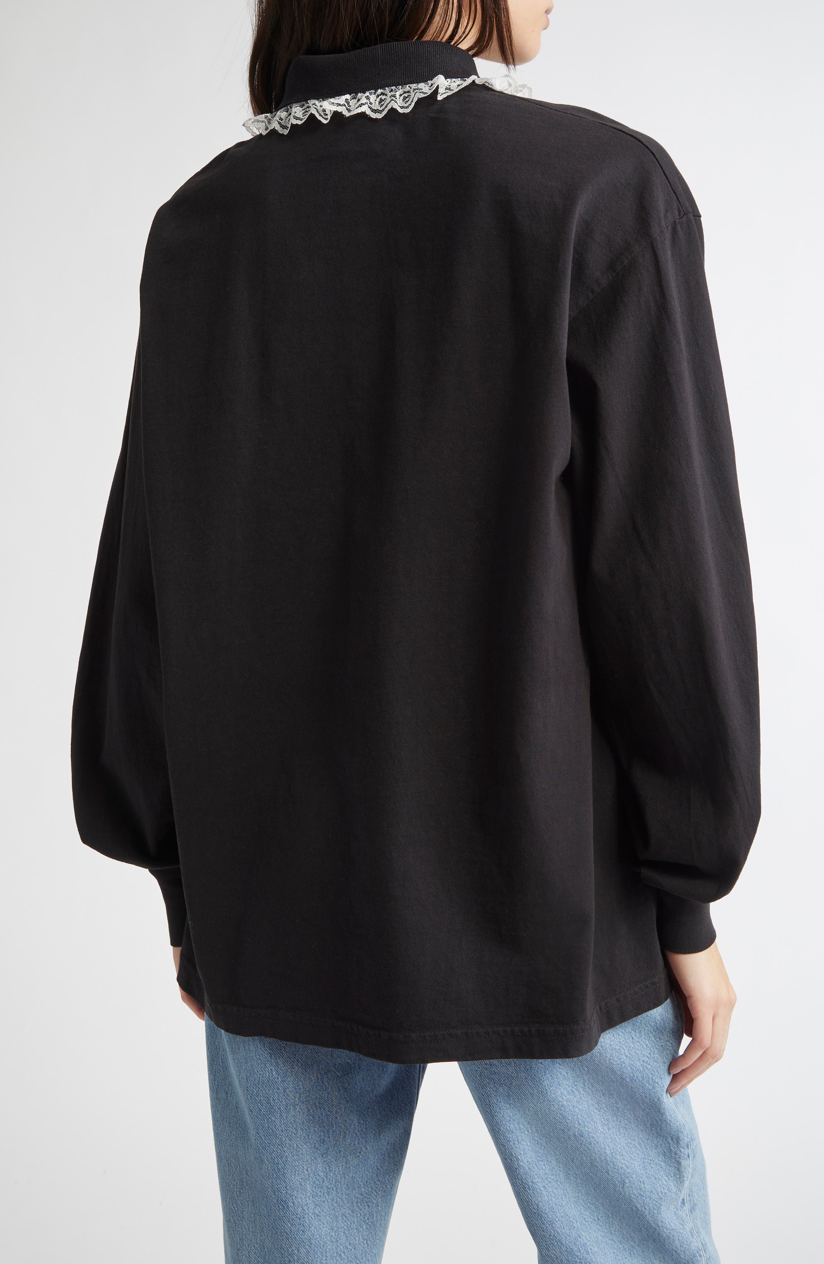 Gender Inclusive Lace Trim Polo - image 2