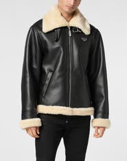 PHILIPP PLEIN Oversize Eco Shearling Jacket Men