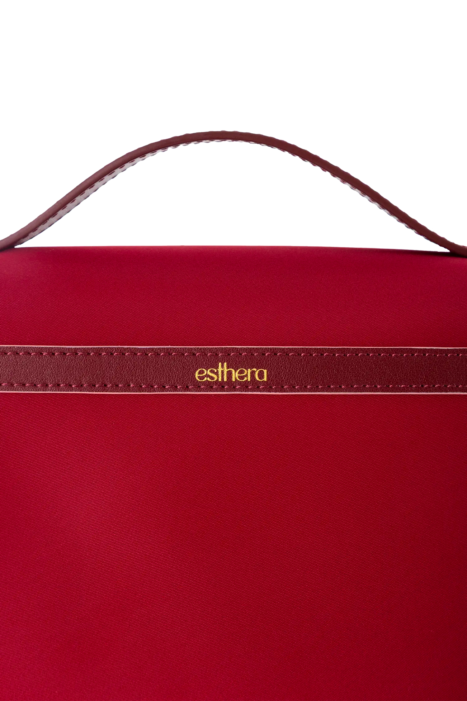 Nest Nylon Cosmetic Case, Alternate, color, Red