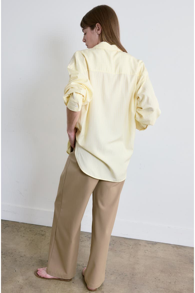Oversized Shirt, Alternate, color, Yellow Stripe
